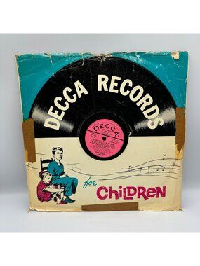 Frank Luther Manners Can Be Fun Decca Childrens Series CU 105 Vinyl LP 33 RPM